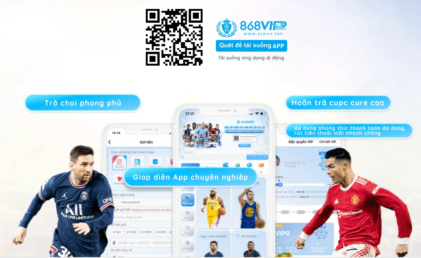 Tải App Y6 SPORT cực kỳ đơn giản chỉ với mã QR